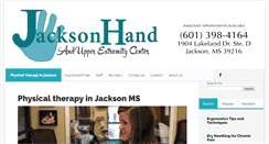 Desktop Screenshot of jacksonhandcenter.com