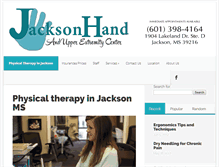 Tablet Screenshot of jacksonhandcenter.com